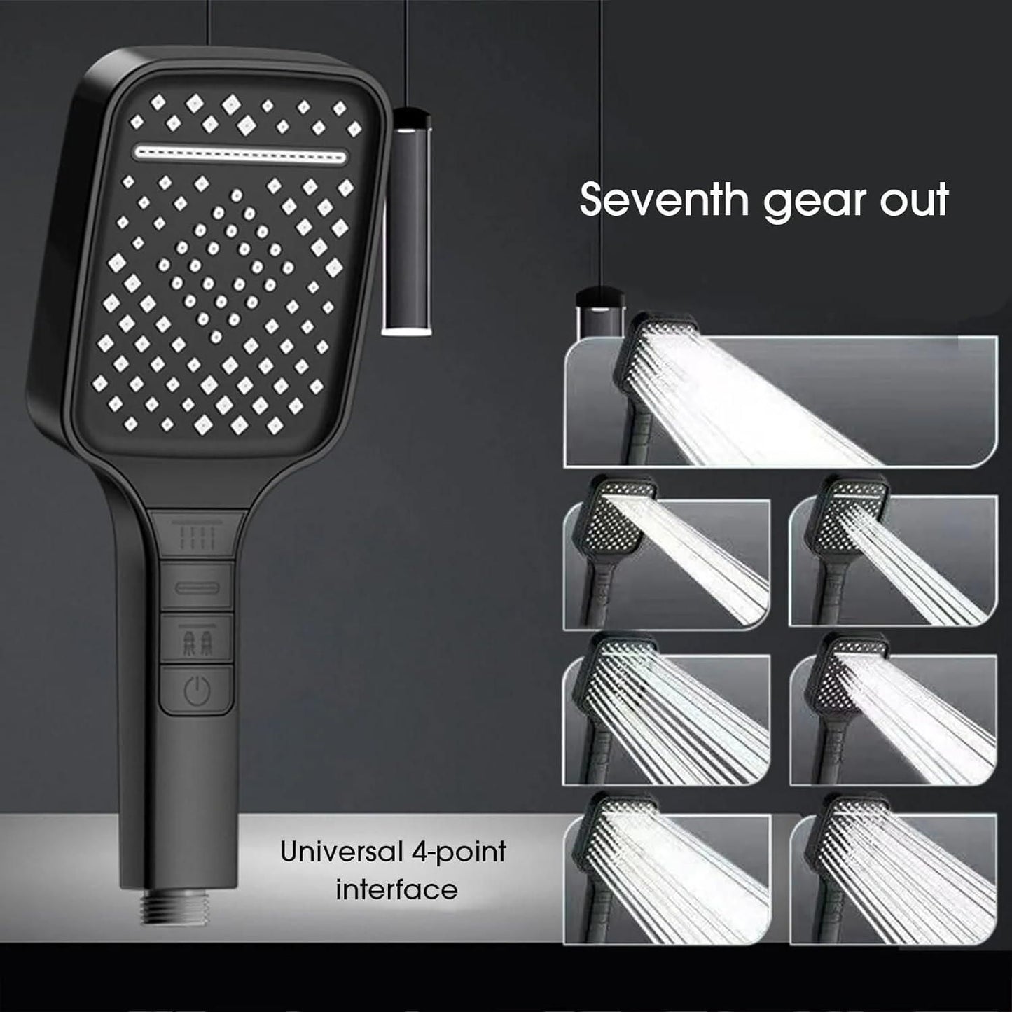 🚿 Square Hand Shower – Sleek Design, Powerful Performance