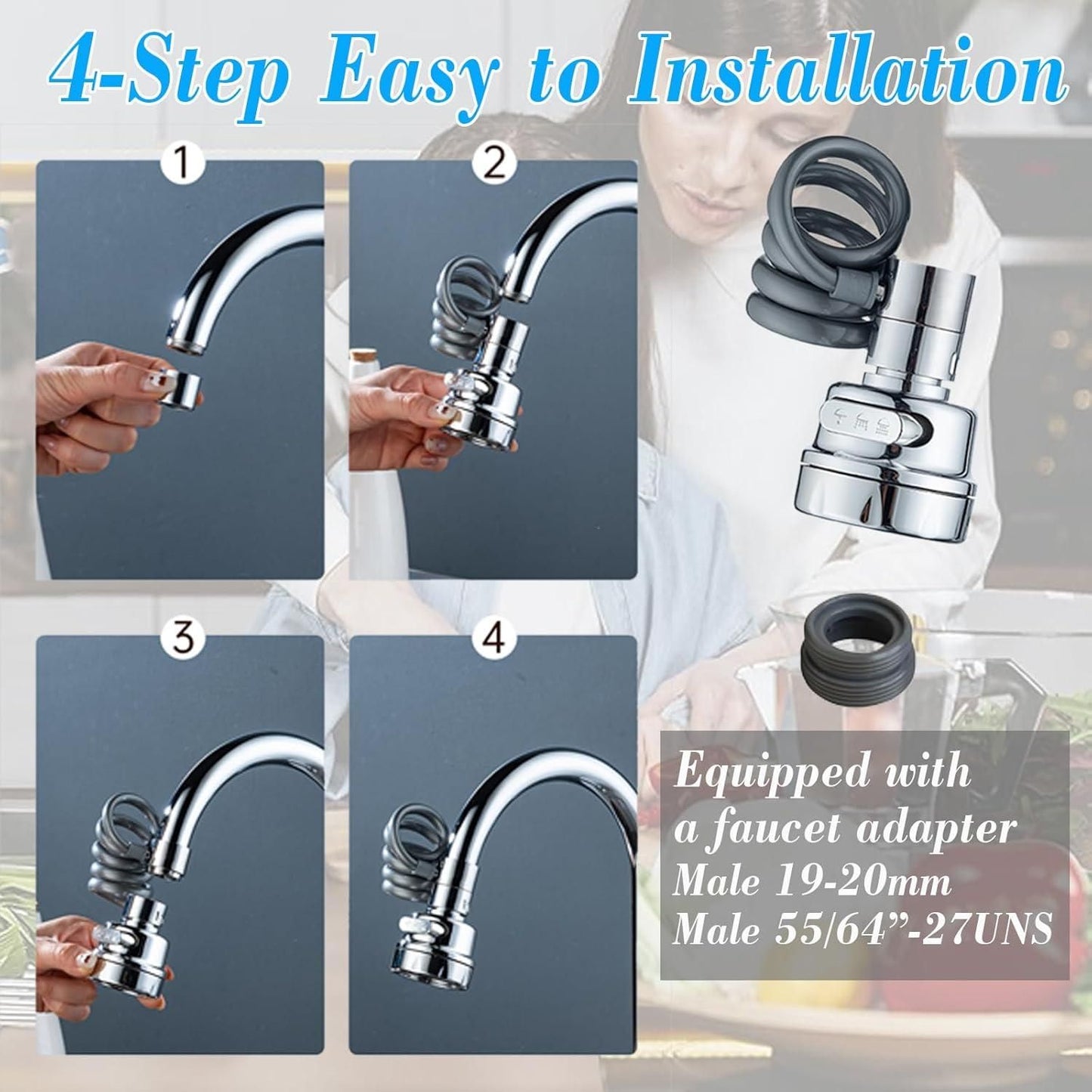 πΏ Sink Sprayer Attachment for Faucet β Transform Your Everyday Washing Experience!