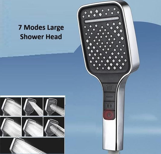 🚿 7 Modes Large Shower Head – Spa-Like Showers at Home Every Day!
